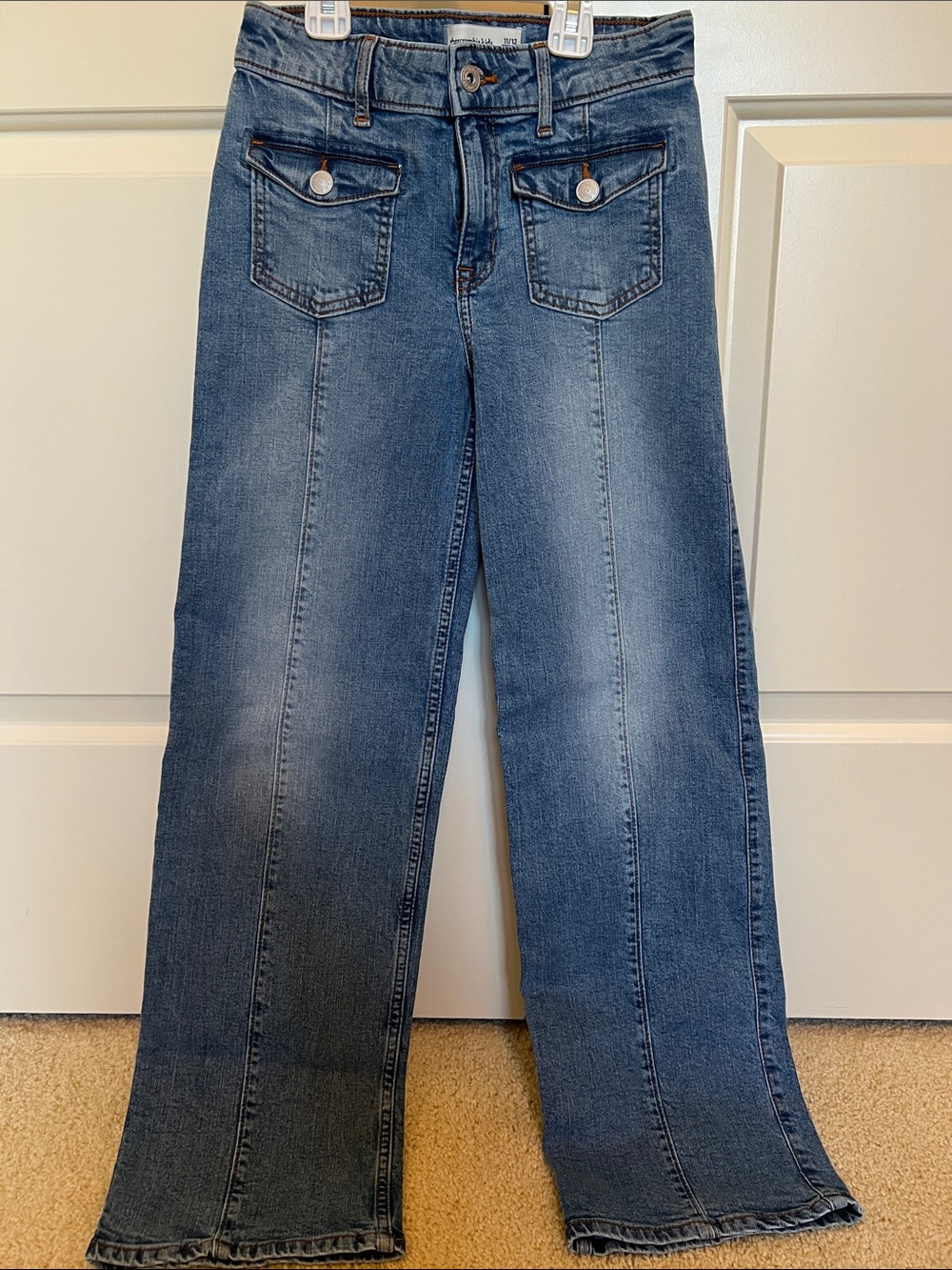 Abercrombie Kids Wide leg girls jeans